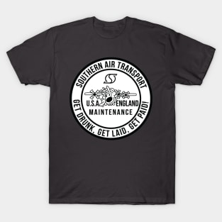 The PARANOIA CIA Airlines Collection: Southern Air Transport: Maintenance T-Shirt